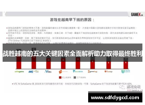 战胜越南的五大关键因素全面解析助力取得最终胜利